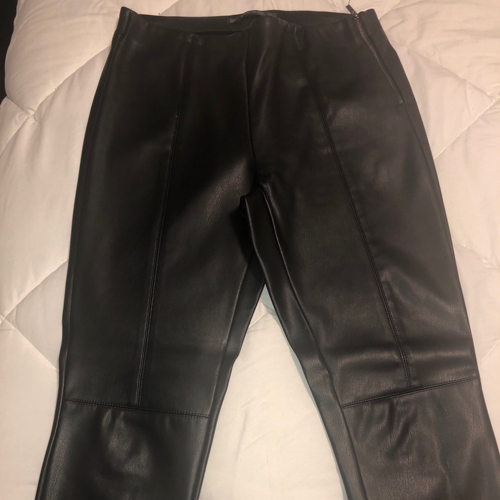 Zara leather pants